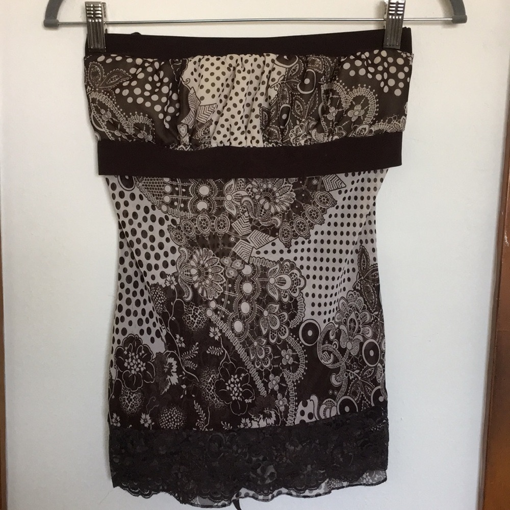 Charlotte Russe Strapless Shirt